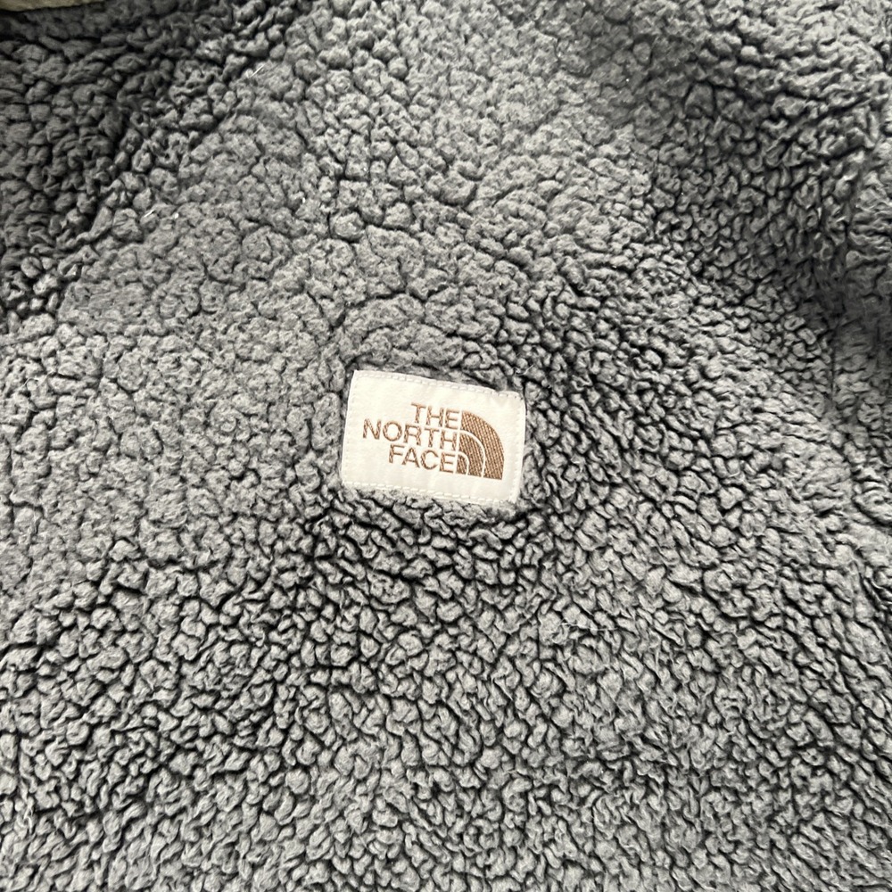 The North Face Campshire Jacket Men's XL Sherpa Fleece Full Zip High Pile Olive - Picture 4 of 16
